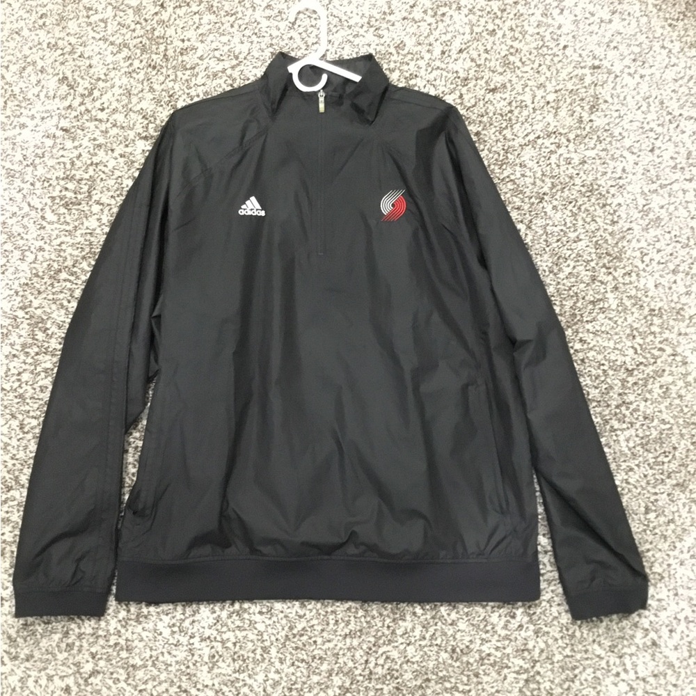 Adidas Portland trailblazers golf half zip pullover jacket. Size 2XL.